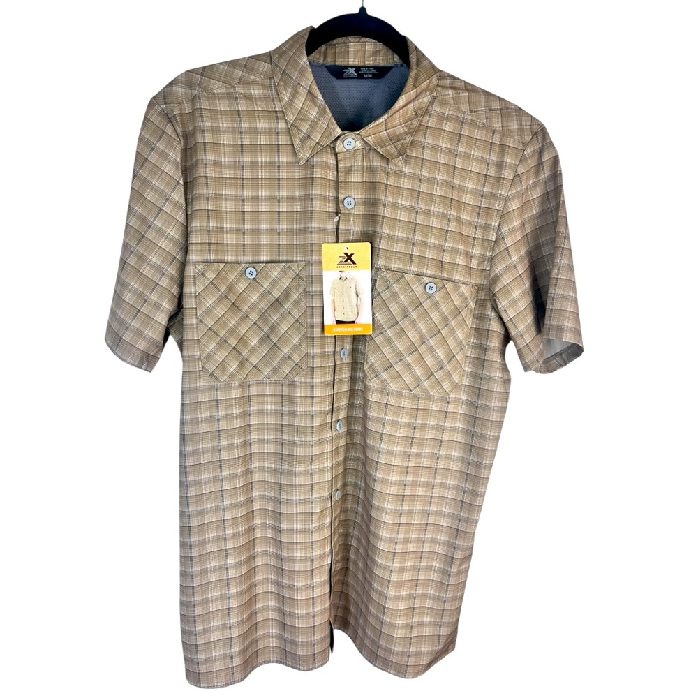 ZeroXposur  Stretch Active Travel Shirt 
Comfort Lightweight UPF30+ NWT